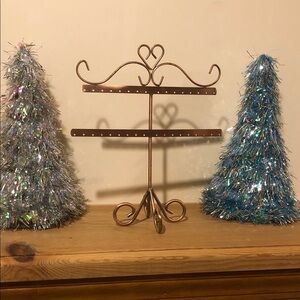 Elegant Copper Jewelry Stand